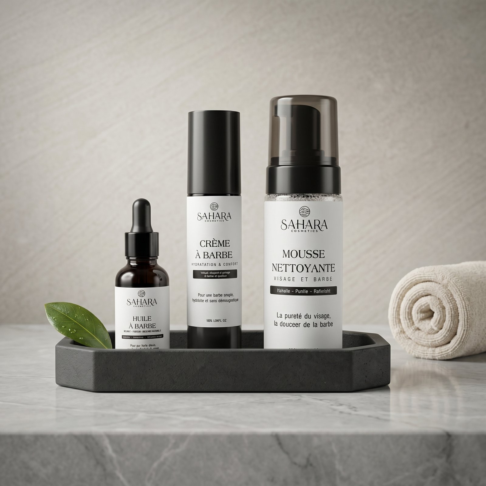 LOT DE 3 SOINS POUR BARBE HOMME